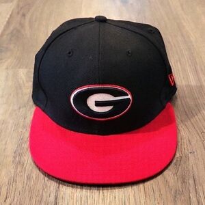 NEW ERA UGA Georgia Fitted Bulldogs Baseball Hat 7 1/8